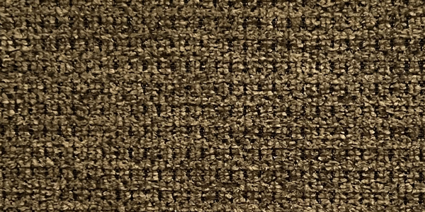 Close-up of the textured weave of Yme fabric in amber.